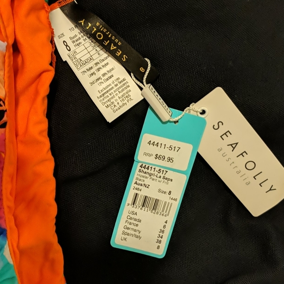 Seafolly Shangri La swim bottoms hipster frill - Picture 4 of 4